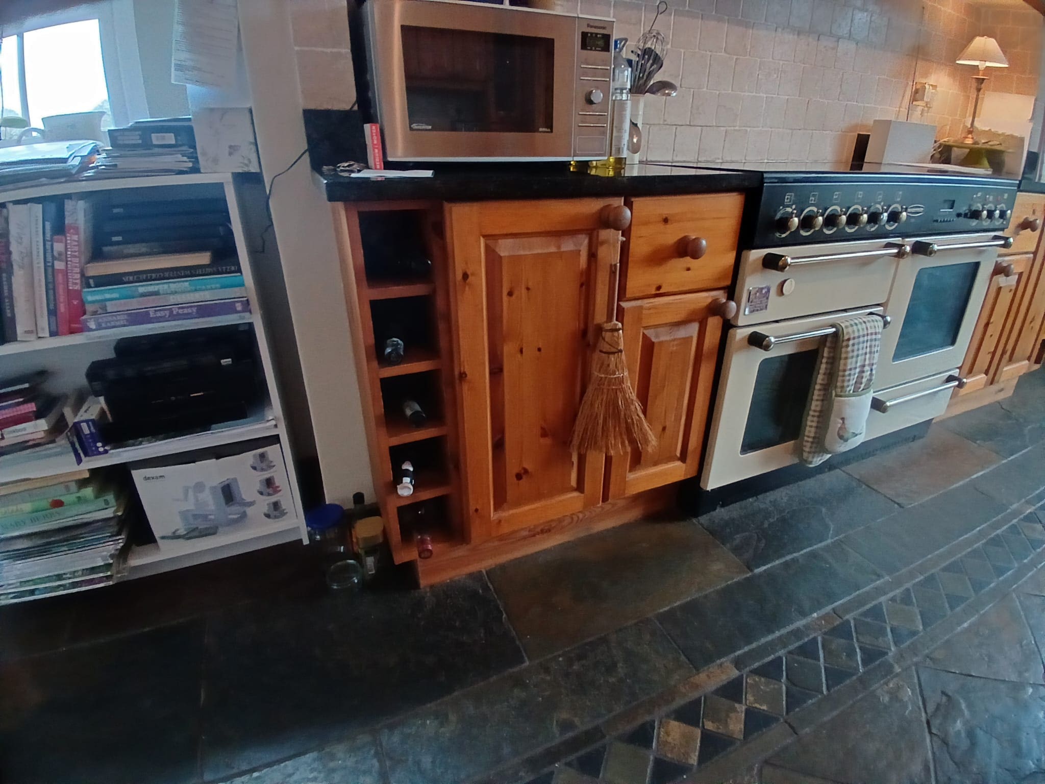 Pine kitchen cabinets